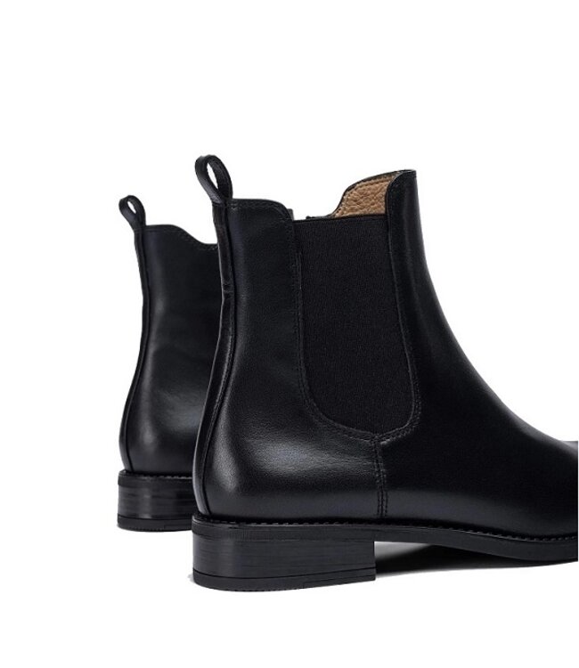 Unisa chelsea boots zwart leer