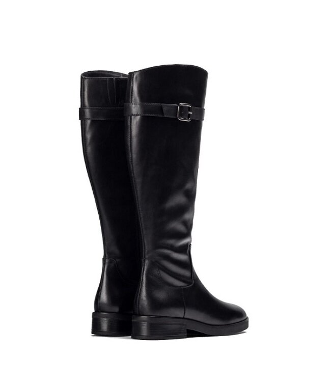 Unisa long women's boot black leather