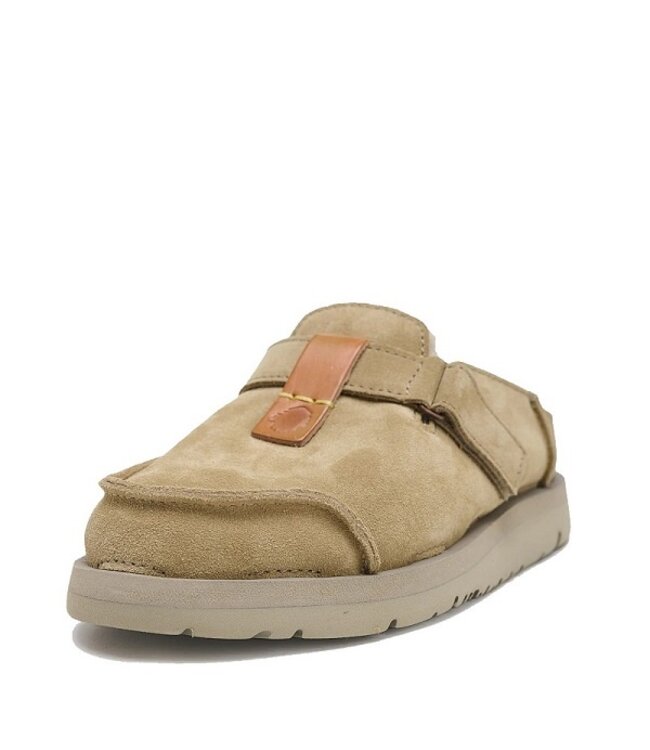 Satorisan winter slide suède met vacht taupe