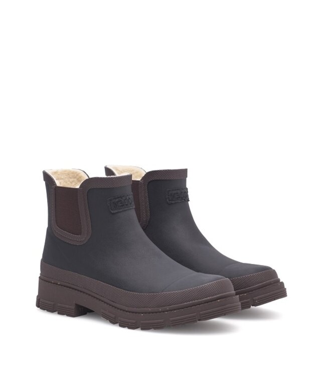Woden Liv Warm Waterproof boots zwart-bruin
