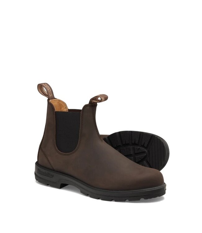 Blundstone Classic women's Chelsea boots dark brown leather