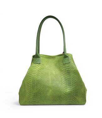 Zeen Zeen Bag damestas prato groen leer