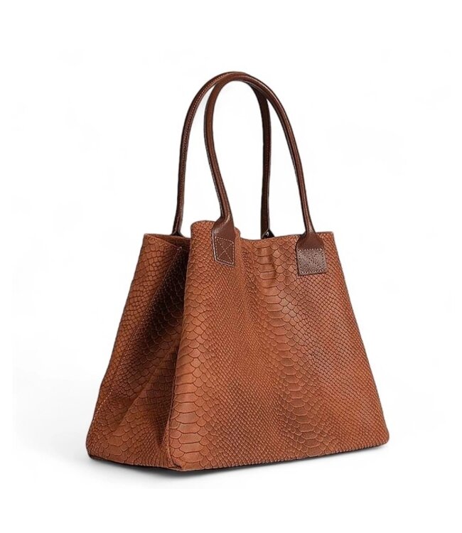 Zeen Bag women's bag medium brown leather