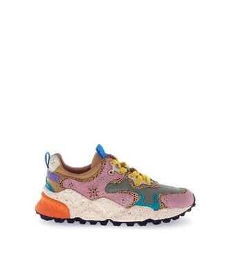 Flower Mountain Flower Mountain sneakers roze multi en leo print