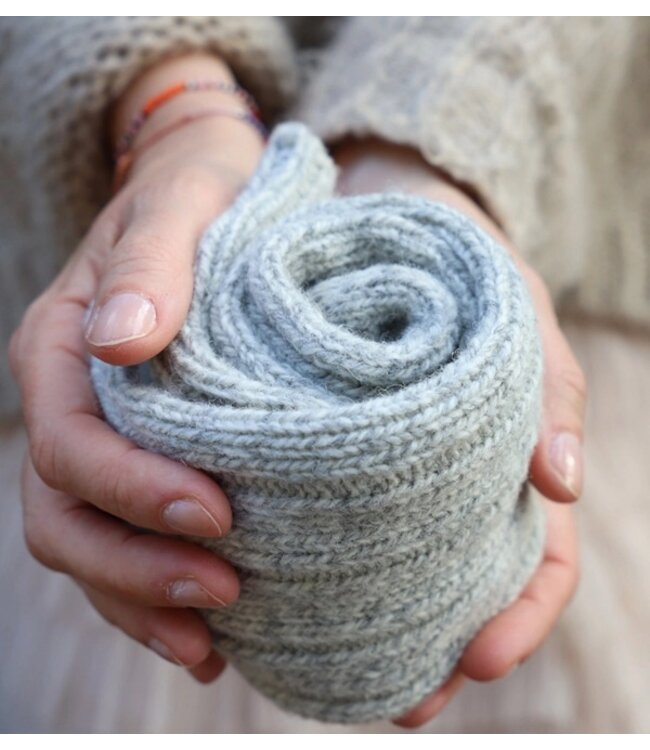 The Cozy Sheep light grey wool socks