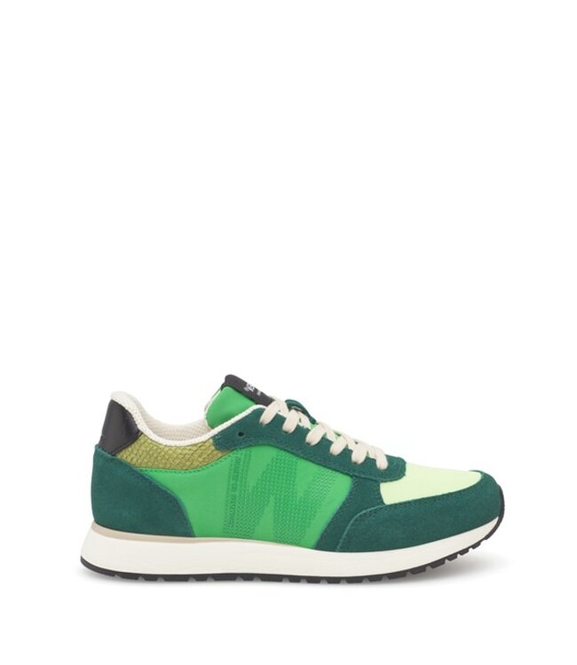 Woden Ronja apple green multi women's sneakers