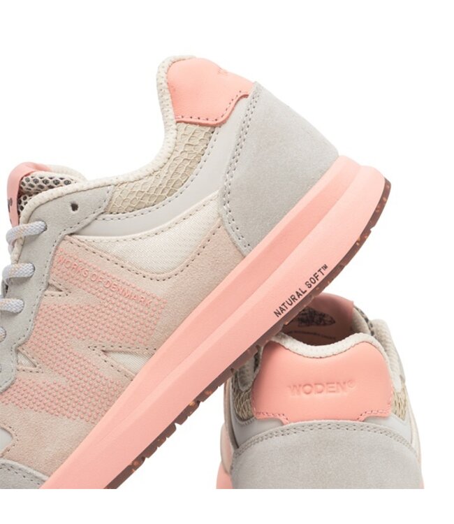 Woden Rigmor Open Mesh roze multi dames sneakers