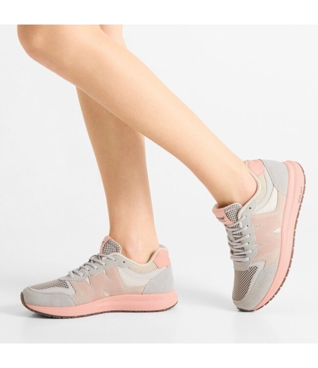 Woden Rigmor Open Mesh pink multi women's sneakers