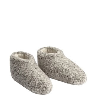 The Cozy Sheep The Cozy Sheep lichtgrijs wollen pantoffels