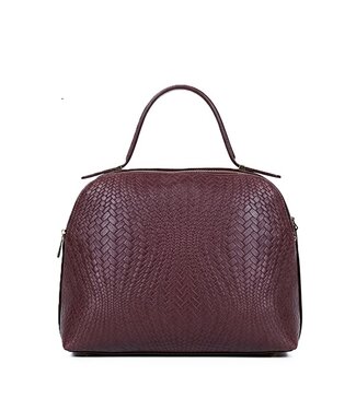 Zeen Zeen Rita women's bag burgundy leather