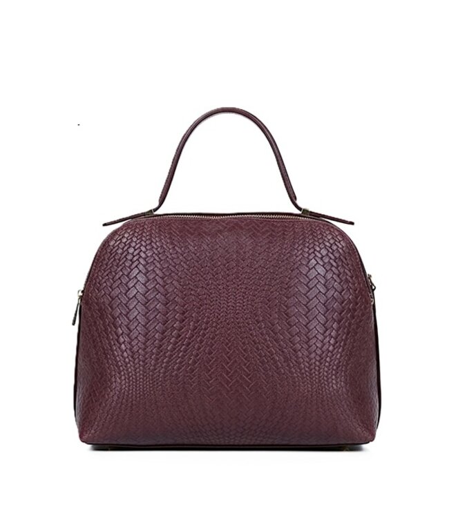 Zeen Zeen Rita women's bag burgundy leather