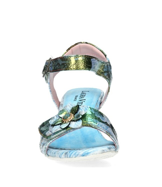 Laura Vita Framboiseo sandal blue multi