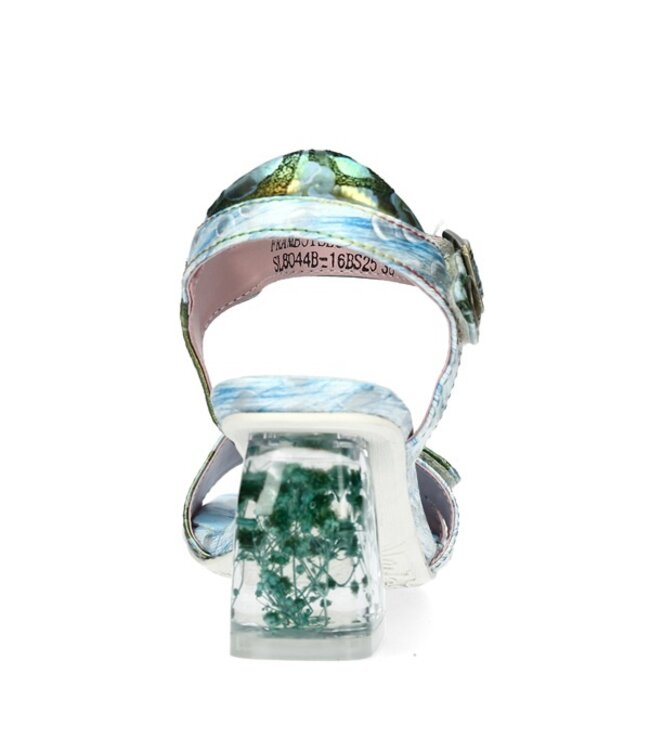 Laura Vita Framboiseo sandal blue multi