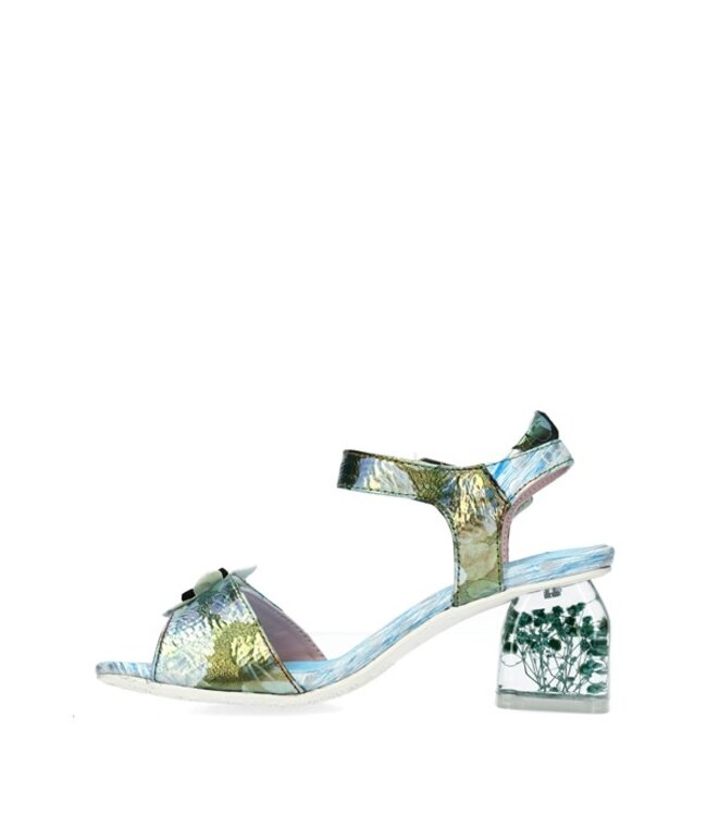 Laura Vita Framboiseo sandaal blauw multi