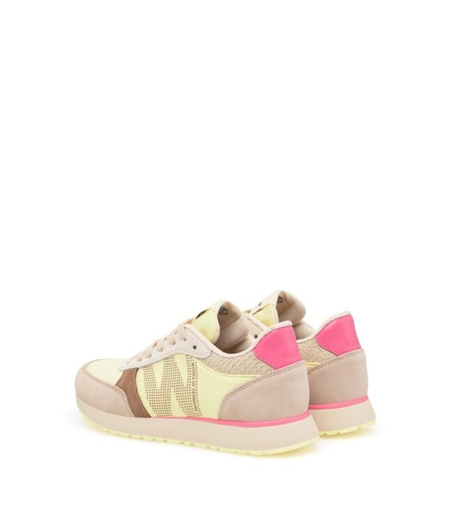 Woden Ronja Tricolor geel dames sneakers