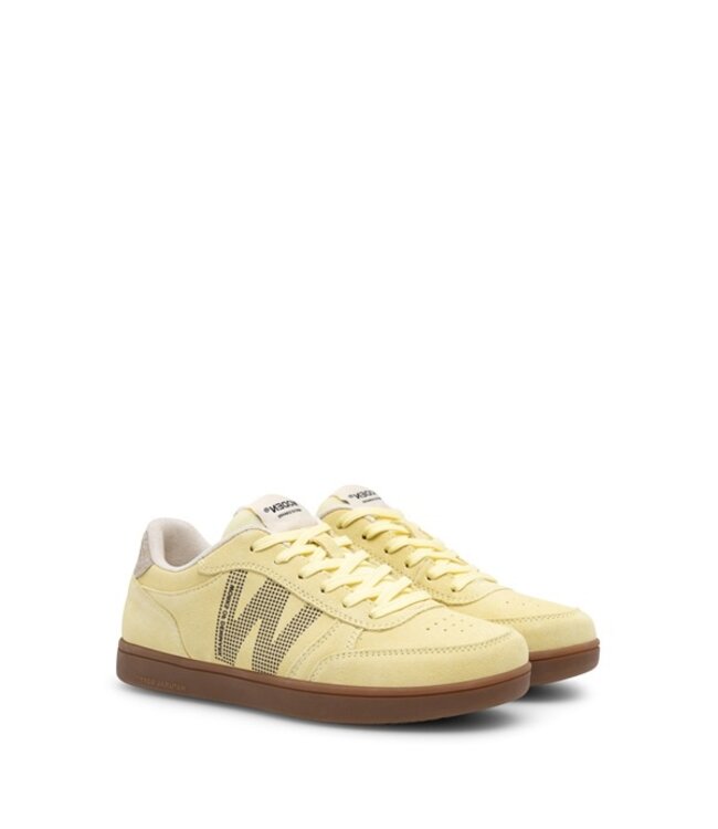 Woden Bjork women's sneakers yellow suede