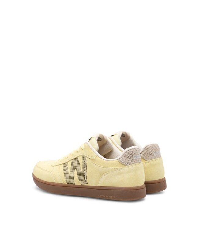 Woden Bjork women's sneakers yellow suede