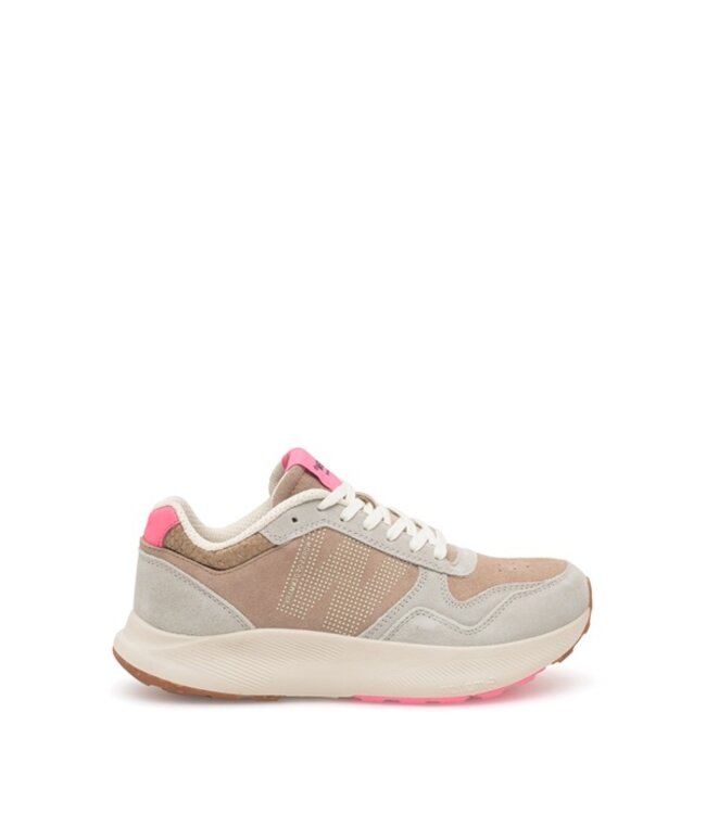 Woden Mathilde Runner beige dames sneakers