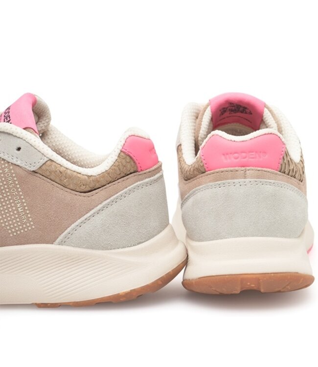 Woden Mathilde Runner beige dames sneakers