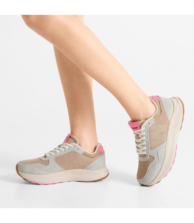 Woden Mathilde Runner beige women's sneakers
