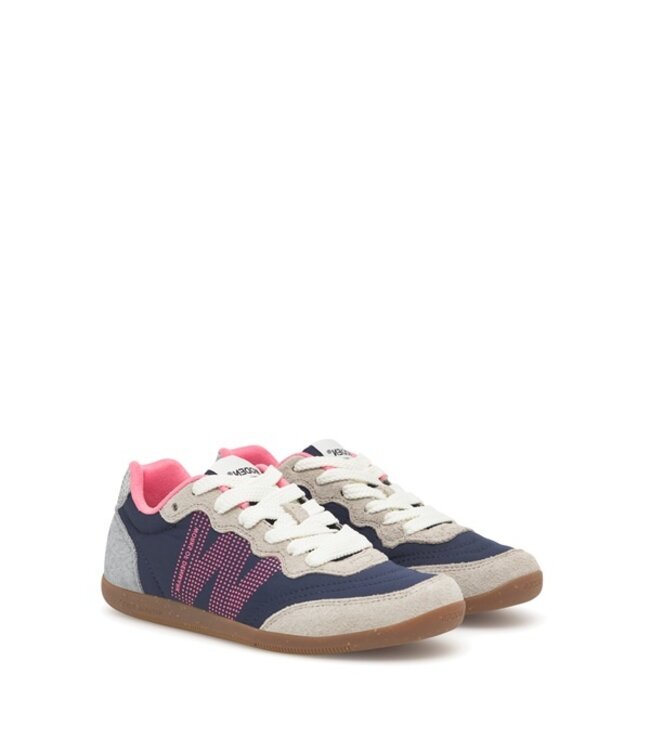 Woden Nanna dames sneakers navy multi