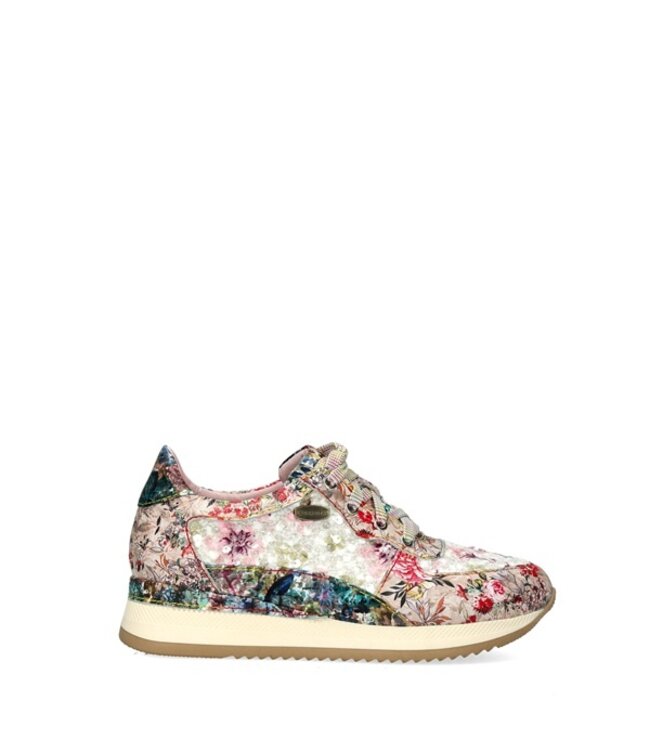 Laura Vita Laura Vita roze multi kleur gebloemd dames sneakers