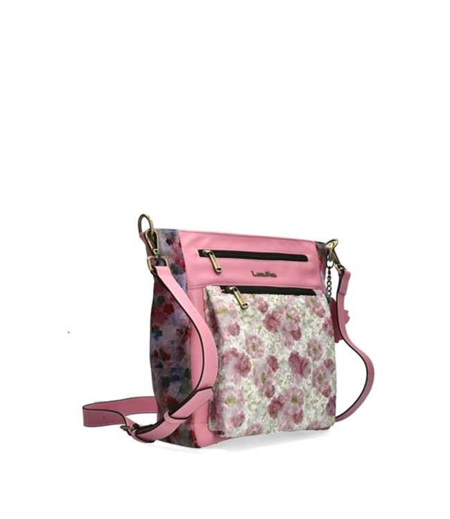 Laura Vita Aria dames schoudertas roze