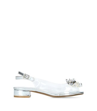 Laura Vita Laura Vita transparante slingback zilver