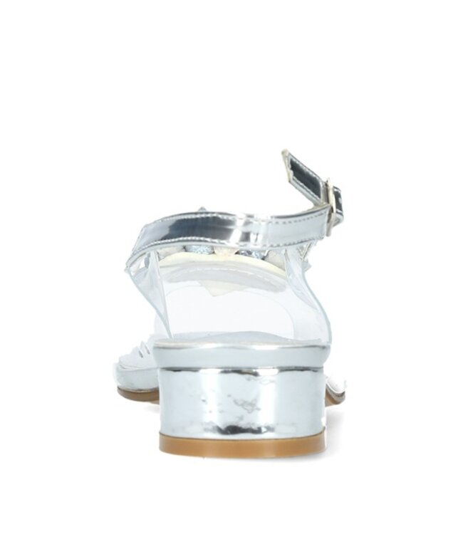 Laura Vita transparante slingback zilver