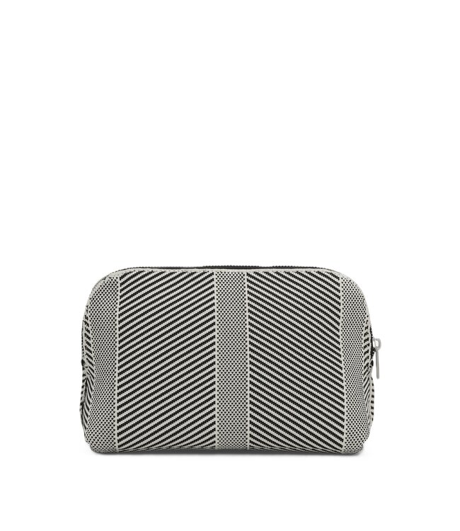 Ilse Jacobsen Knitty Make-up bag beige with black