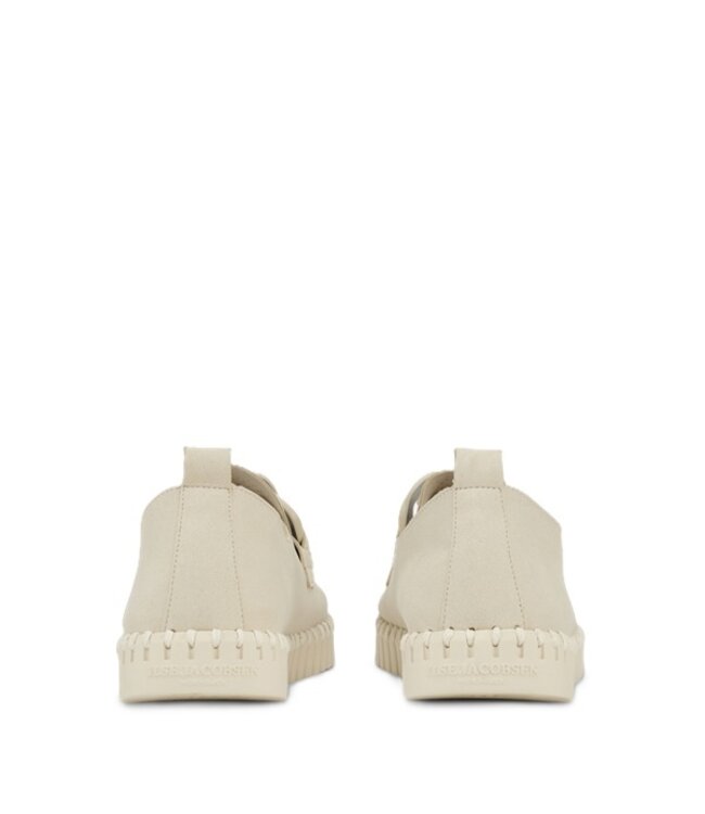 Ilse Jacobsen loafers with chain beige