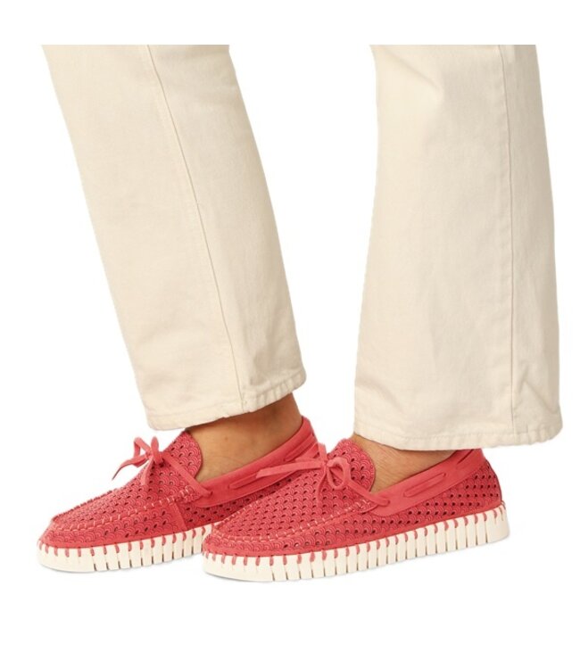 Ilse Jacobsen boat shoe red