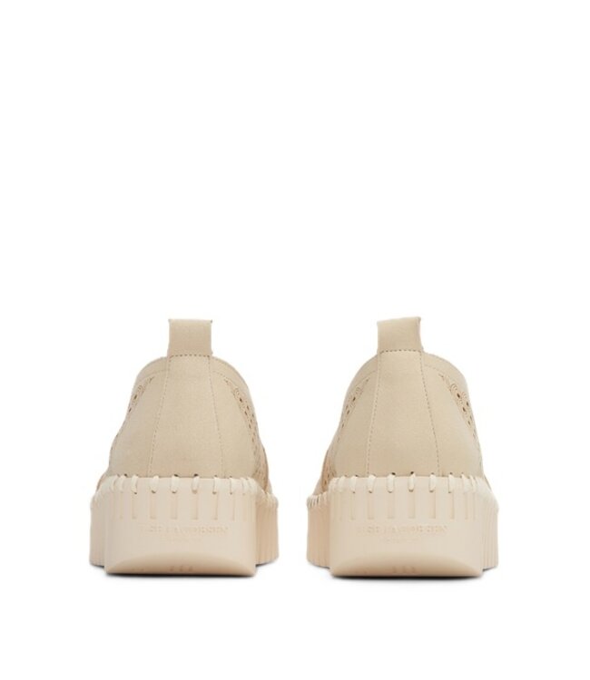 Ilse Jacobsen Tulip slip-on with wedge sole beige