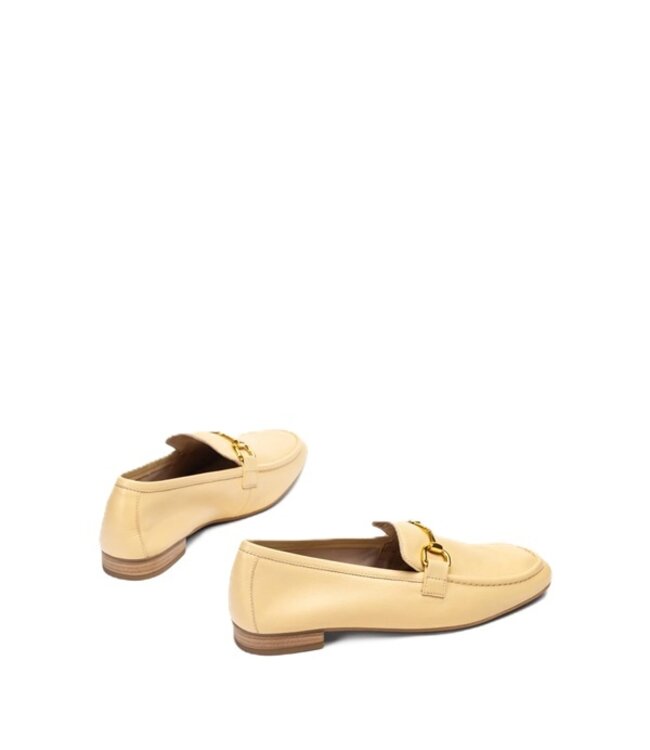 Unisa ladies loafer with horsebit yellow leather