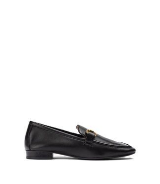 Unisa Unisa dames loafer met horsebit zwart leer