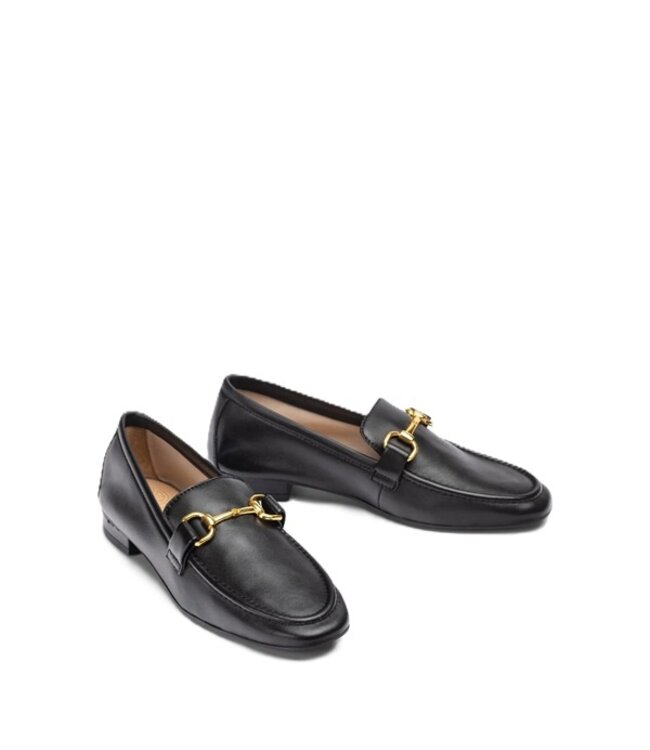 Unisa women's loafer with horsebit black leather