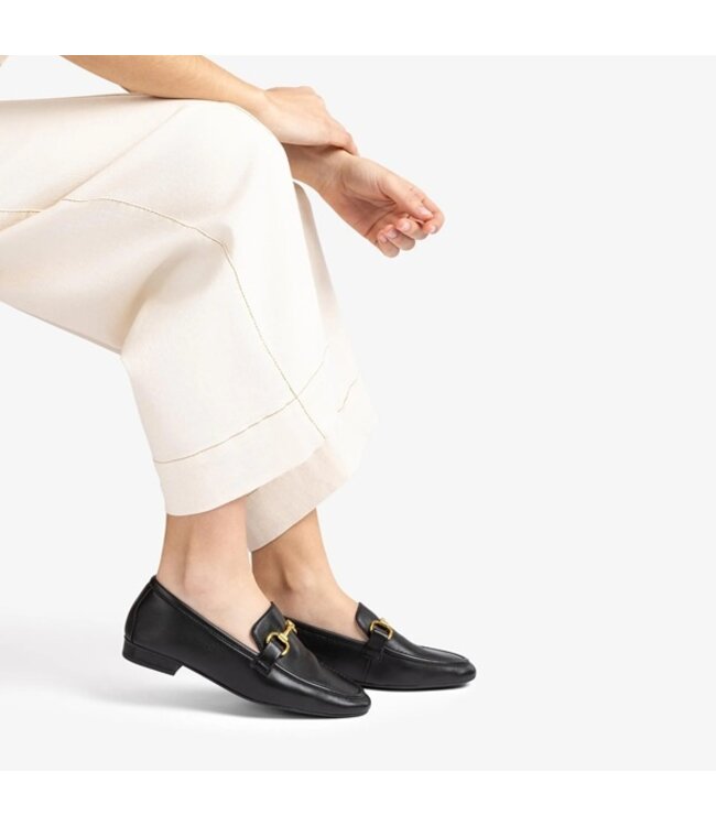 Unisa women's loafer with horsebit black leather