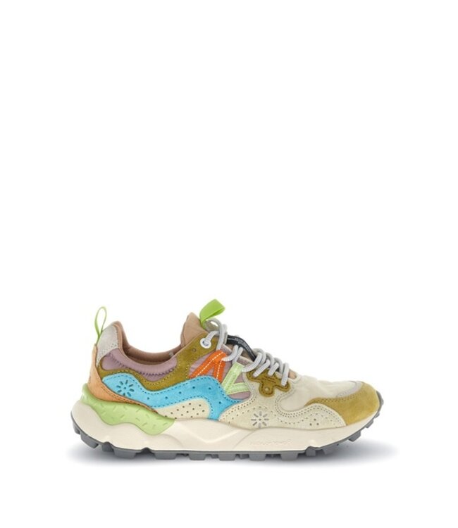 Flower Mountain women's sneakers beige multi