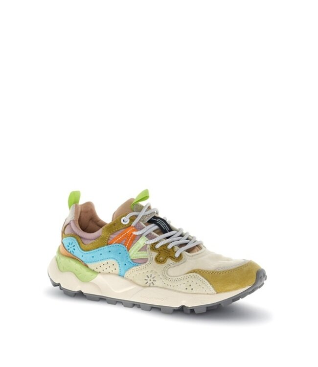 Flower Mountain women's sneakers beige multi