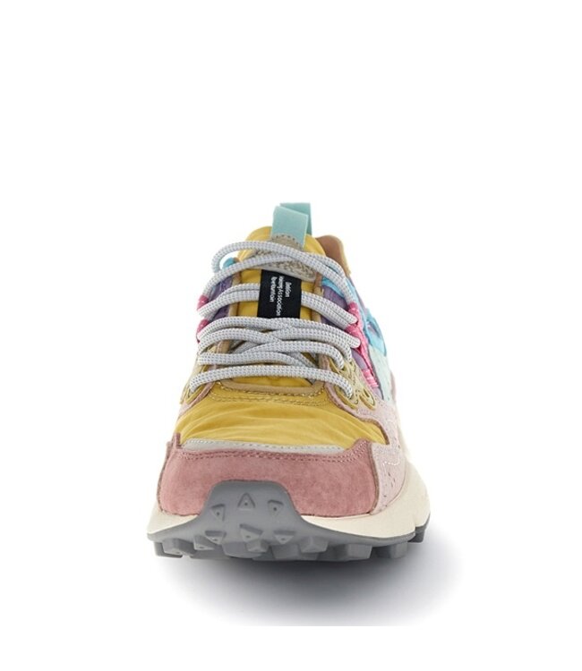 Flower Mountain dames sneakers geel multi