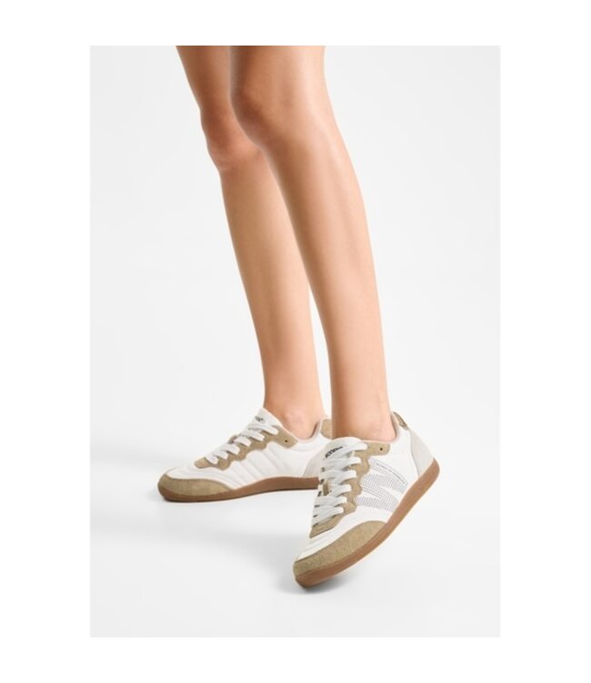 Woden Nanna women's sneakers white with beige