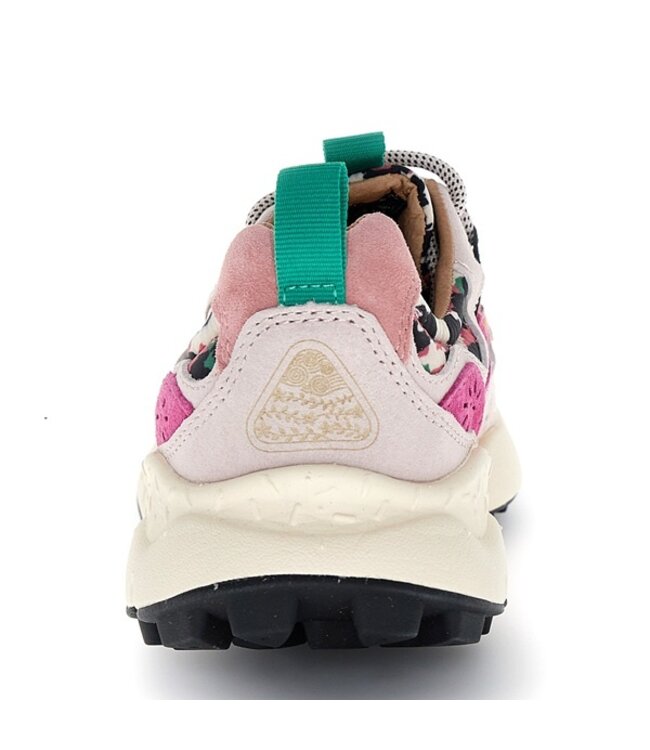 Flower Mountain women's sneakers pink, fuchsia camo