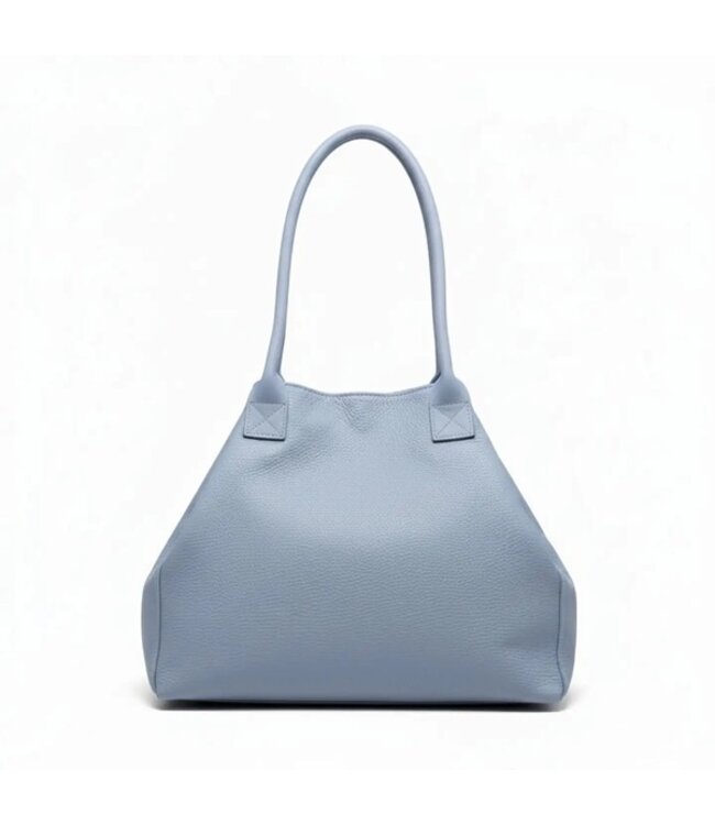 Zeen Lola dames tas licht blauw leer