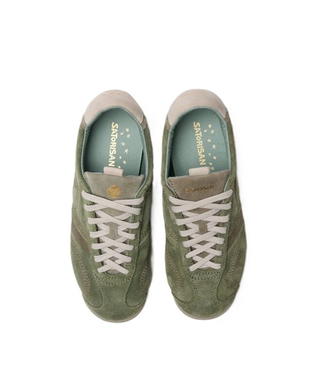 Satorisan Stardust Suede women's sneakers green