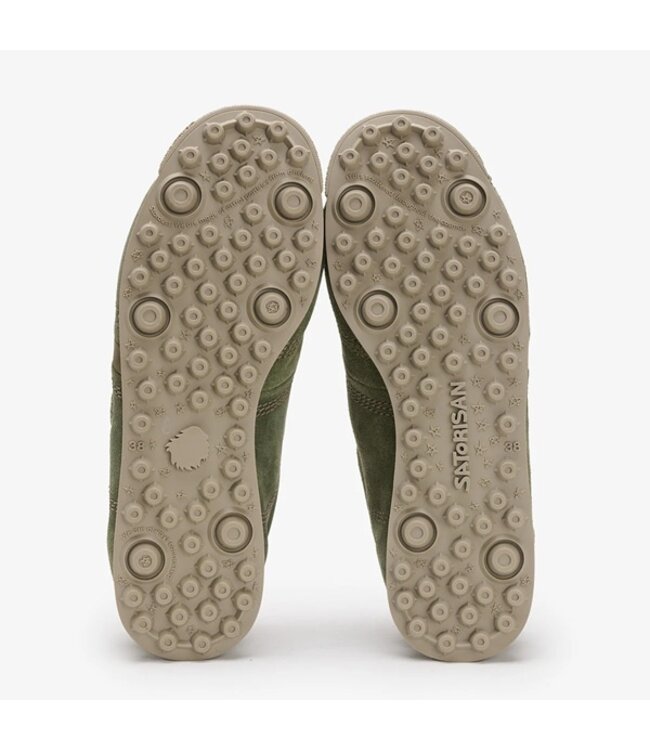 Satorisan Stardust Suède dames sneakers groen