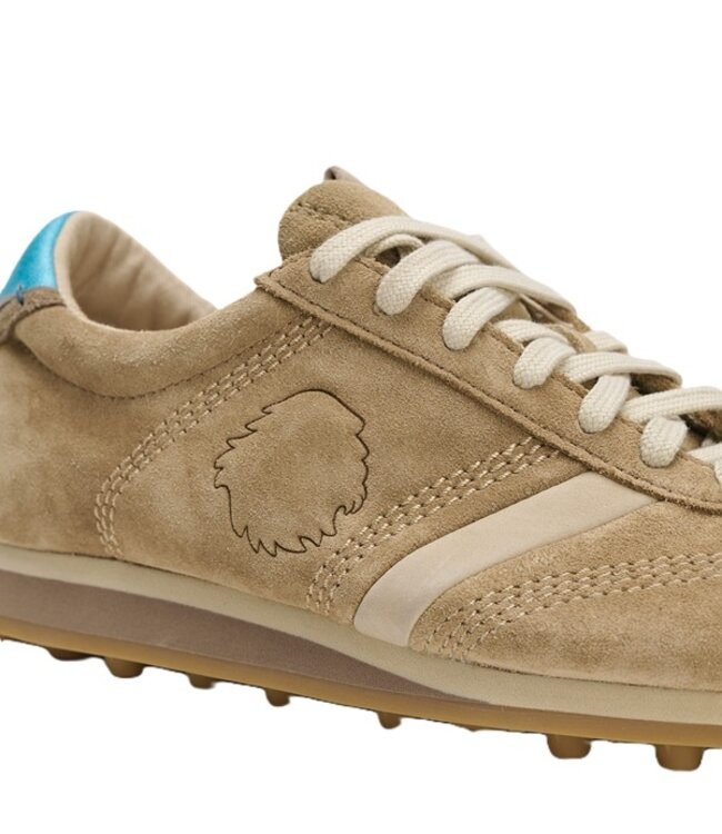Satorisan Stardust Suède dames sneakers beige