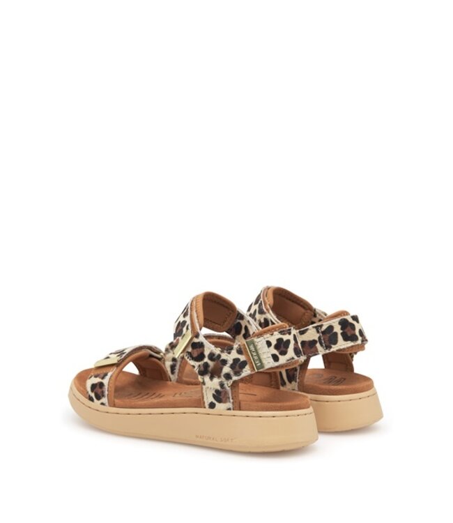 Wood Line Animal Leopard women's sandal