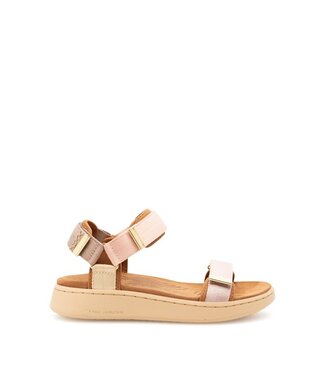 Woden Wood Line Blush Multi women's sandal