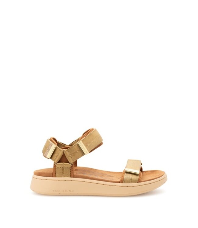 Woden Woden Line Khaki women's sandal