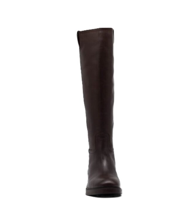 Julie Dee high boot black leather